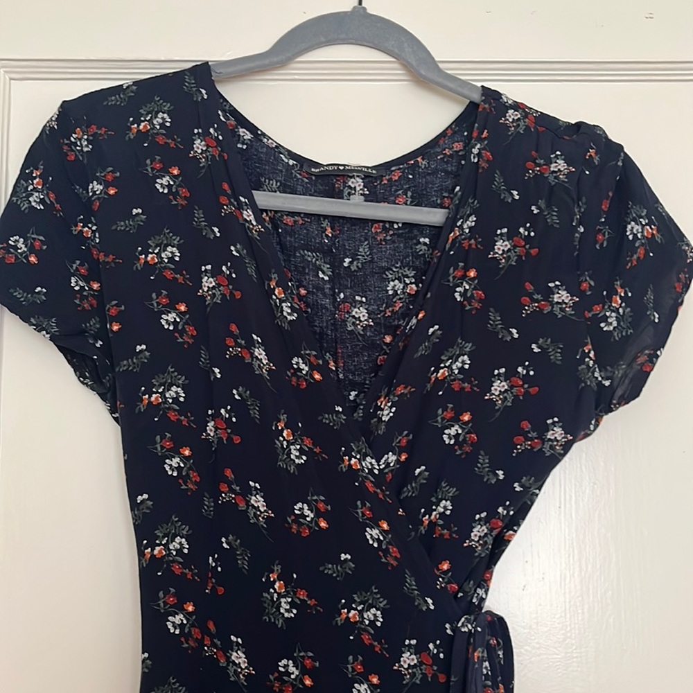 Brandy Melville floral wrap dress